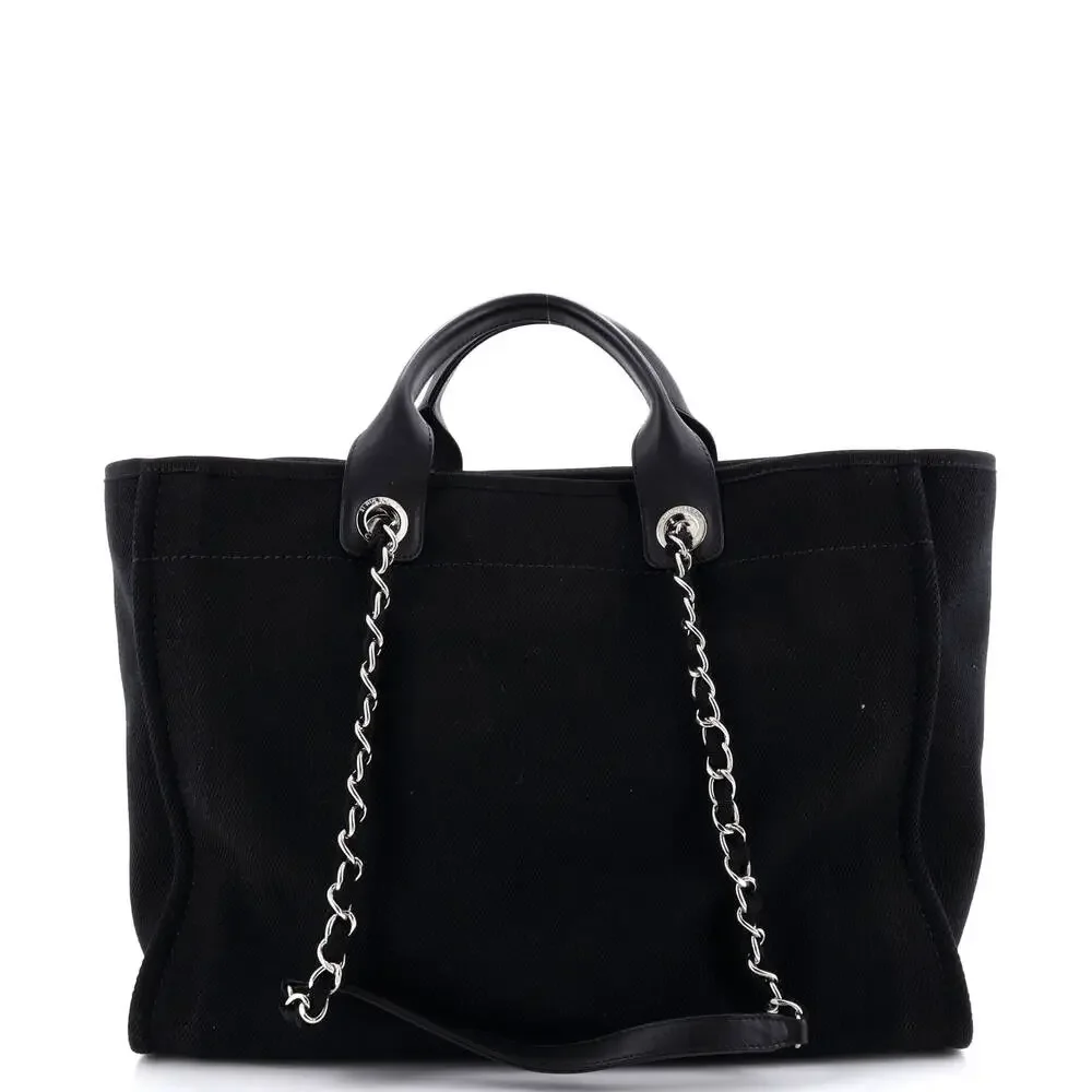 Chanel Deauville Tote Pearl Embellished #248431C48B - Picture 3 of 6